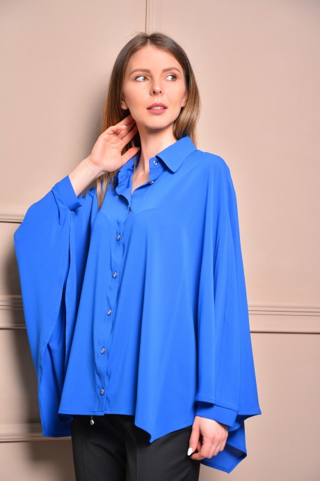 Блузка LM ВТ 5611 синий размер 42-60 #1