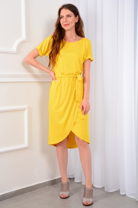 Платье LM ТР 5502 желтый размер 42-54 #1