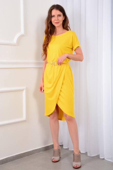 Платье LM ТР 5502 желтый размер 42-54 #2
