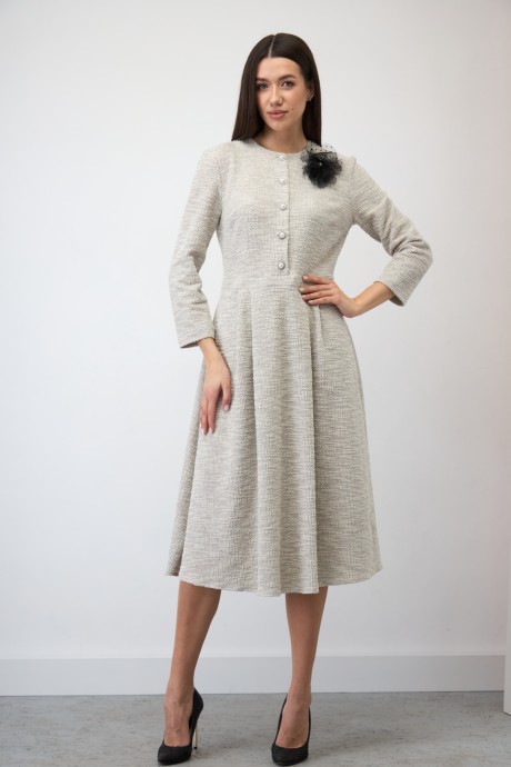 Платье Ларс Стиль 652/1 снежный циркон размер 44-50 #1