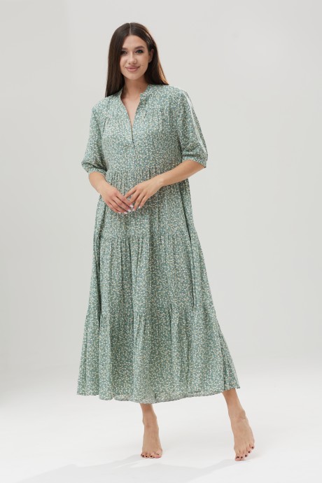 Платье Ларс Стиль 786 зеленый размер 44-52 #1