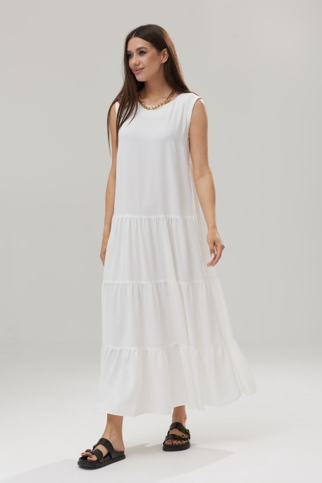 Платье Ларс Стиль 792 белый размер 44-52 #1