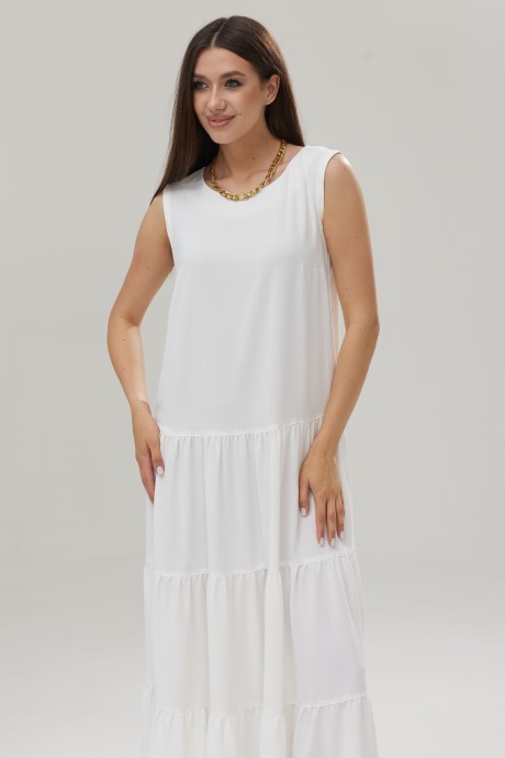 Платье Ларс Стиль 792 белый размер 44-52 #3