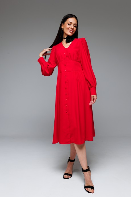 Вечернее платье Ларс Стиль 845 красный размер 44-50 #1