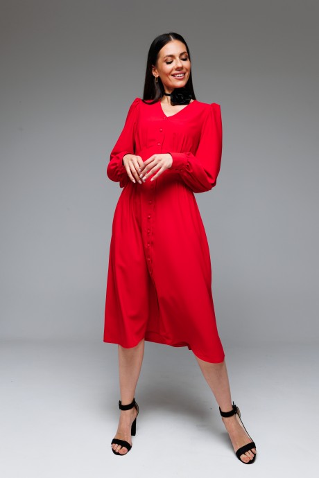 Вечернее платье Ларс Стиль 845 красный размер 44-50 #2
