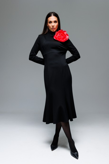 Вечернее платье Ларс Стиль 846 черный размер 44-50 #1