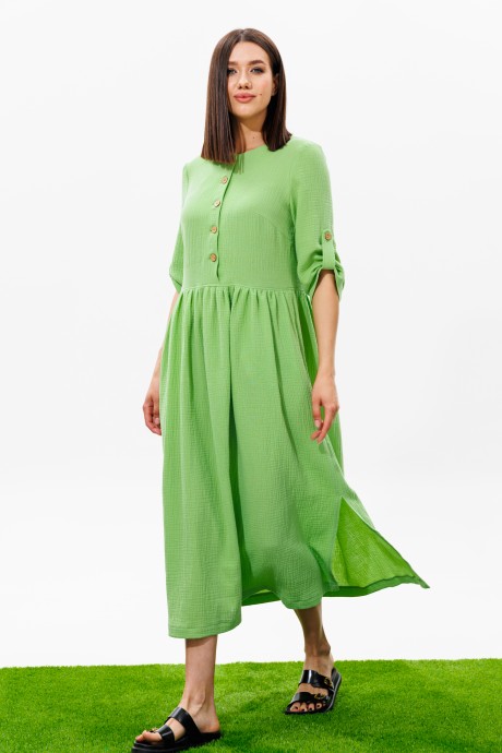 Платье Ларс Стиль 908/1 нефритовый лайм размер 44-54 #3