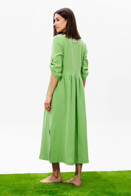 Платье Ларс Стиль 908/1 нефритовый лайм размер 44-54 #5