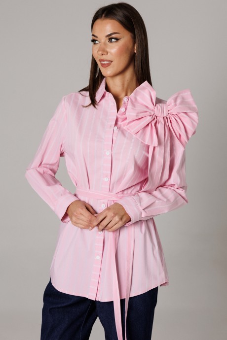 Блузка Ларс Стиль 1178 розовый размер 44-54 #2