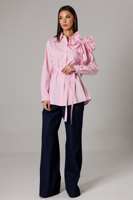 Костюм/комплект Ларс Стиль 1177 розовый, синий размер 44-54 #2