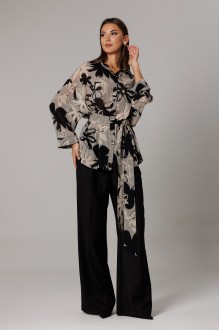 Костюм/комплект Ларс Стиль 1166 черный, бежевый