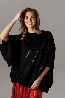 Блузка Ларс Стиль 1187 /1 черный