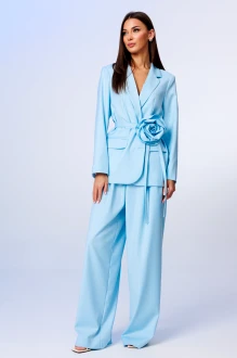 Брючный костюм Ларс Стиль 1199 /1 голубой