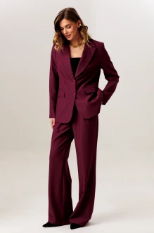 Брючный костюм Ларс Стиль 1197 /2 марсала