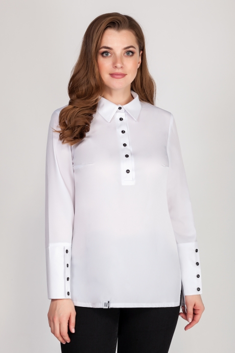 Блузка AVLINE 1776 белый размер 48-56 #1