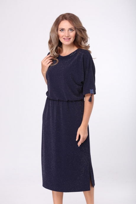 Вечернее платье Danaida 1785 синий размер 50-56 #4