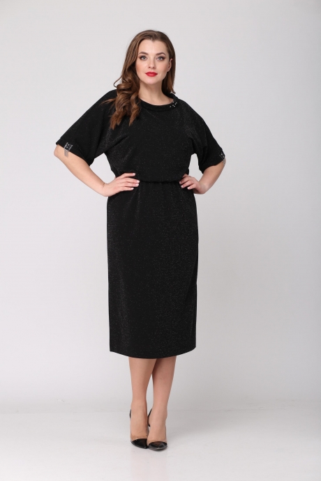 Вечернее платье Danaida 1785 черный размер 50-56 #1
