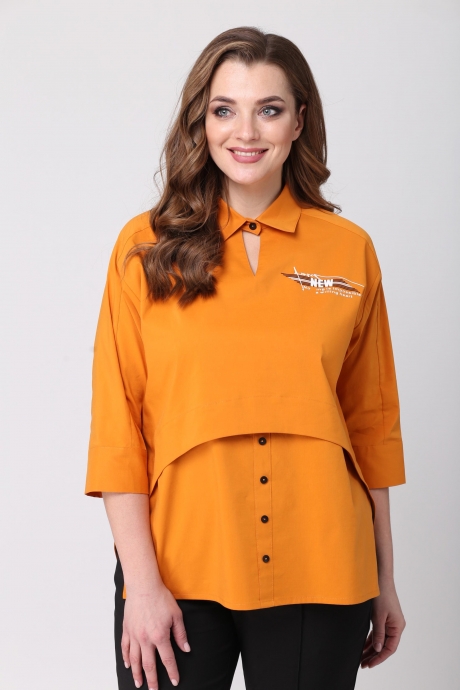 Блузка Danaida 1790 оранжевый размер 46-60 #2