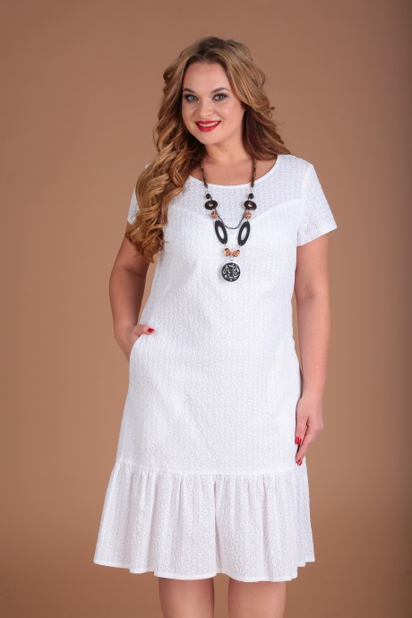 Платье Danaida 1846 белый размер 48-54 #4