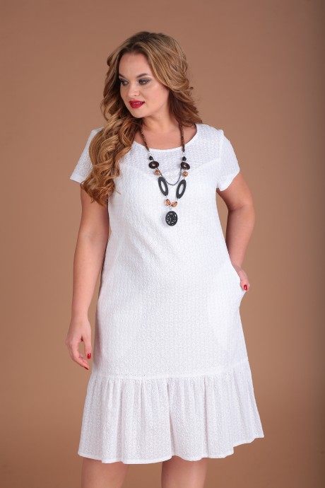 Платье Danaida 1846 белый размер 48-54 #5