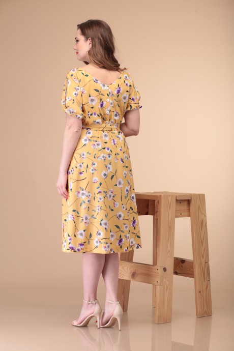 Платье Danaida 1876 желтый размер 48-54 #6
