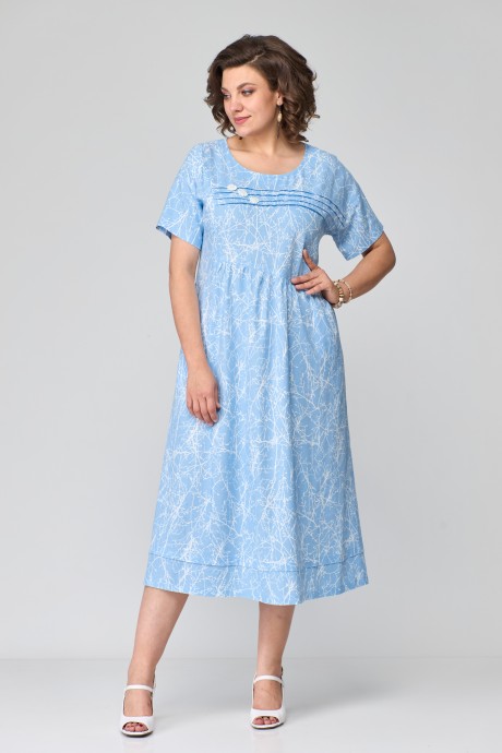 Платье Danaida 2170 голубой размер 48-56 #3