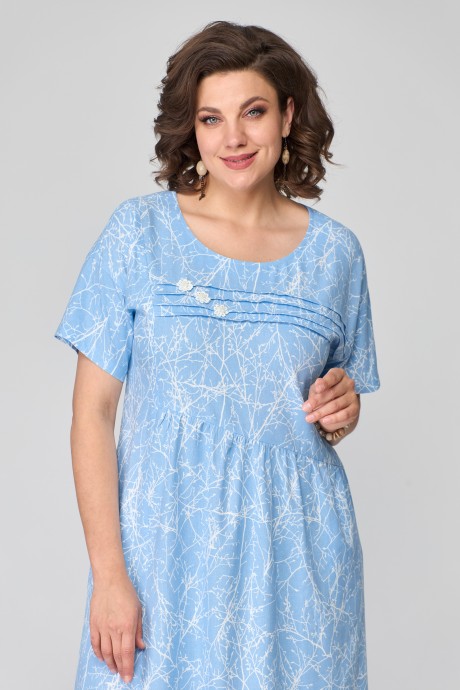 Платье Danaida 2170 голубой размер 48-56 #4