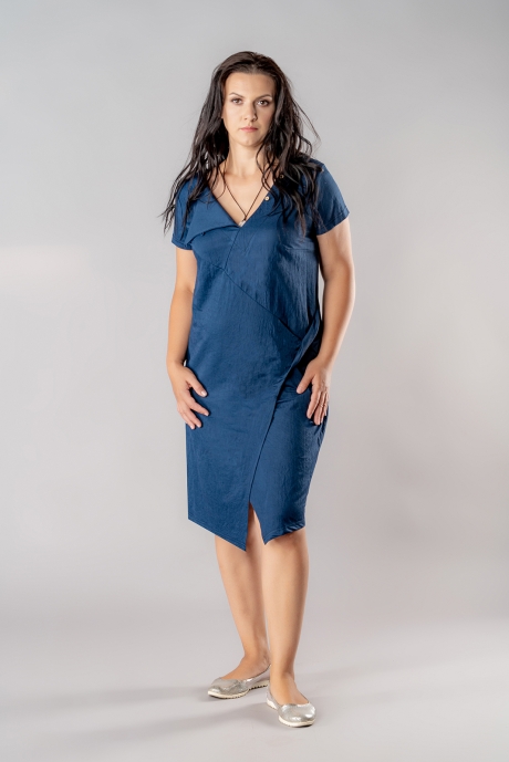 Платье Ma Vie М141 синий размер 48-52 #1