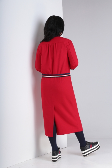 Платье Ma Vie М134 красный размер 50-56 #2