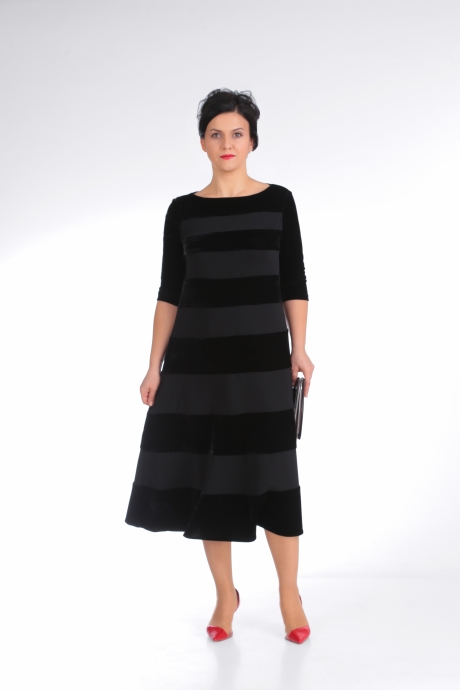 Вечернее платье Ma Vie М172 чёрный размер 50-56 #3