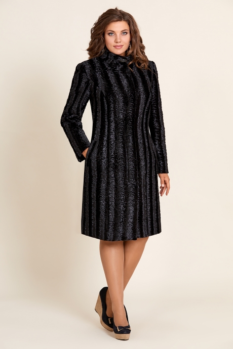 Пальто Магия стиля 2478 черный размер 50-60 #1