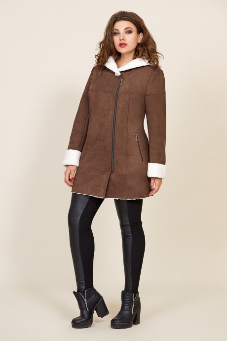 Куртка Магия стиля 2506 коричневый размер 50-60 #1