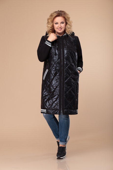Пальто Svetlana-Style 1283 чёрный размер 56-60 #1