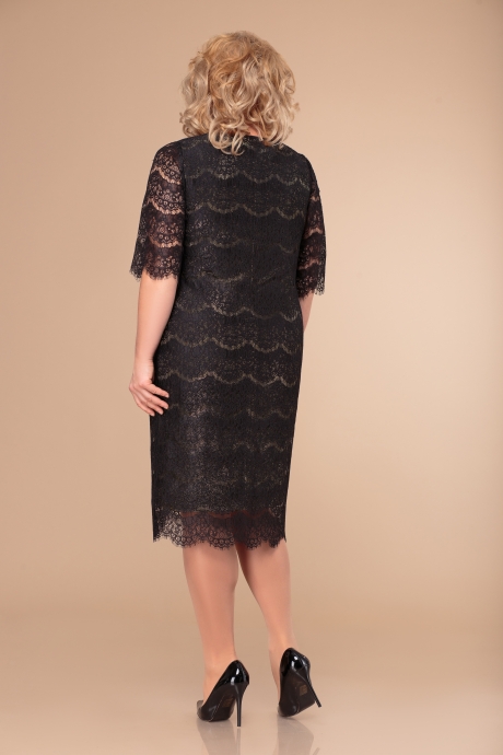 Вечернее платье Svetlana-Style 1320 чёрный+ тёмное золото размер 58-62 #2