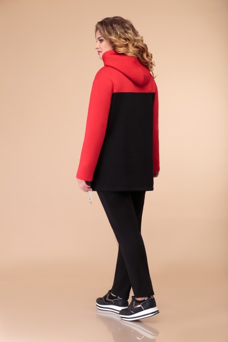 Спортивный костюм Svetlana-Style 1491 чёрный+красный размер 54-58 #2