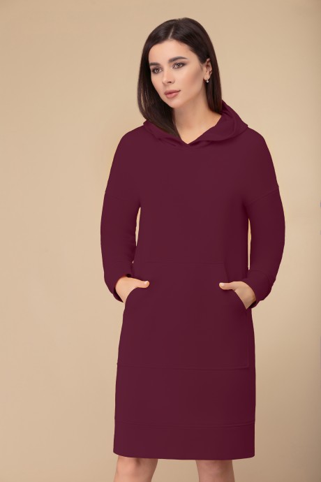 Платье Svetlana-Style 1515 бордовый размер 46-54 #1