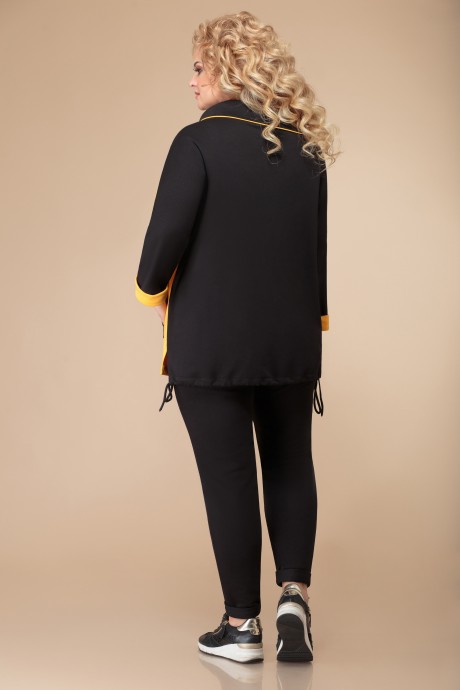 Спортивный костюм Svetlana-Style 1529 чёрный+жёлтый размер 52-66 #2