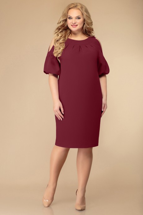 Платье Svetlana-Style 1534 бордовый размер 50-60 #1