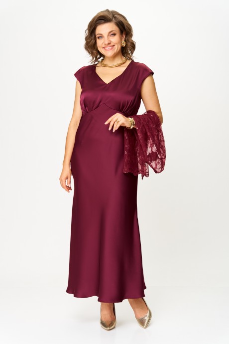 Костюм Svetlana-Style 2144 бордовый размер 50-60 #4