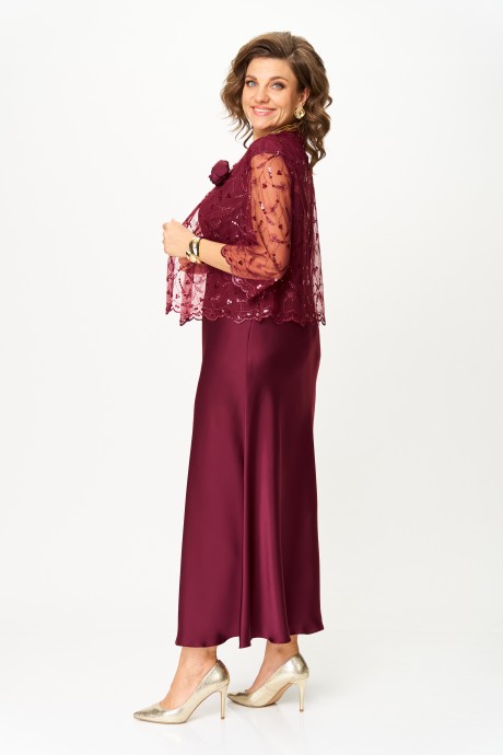Костюм Svetlana-Style 2144 бордовый размер 50-60 #7