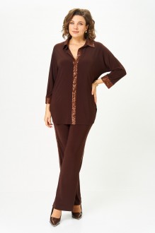 Брючный костюм Svetlana-Style 3017 двойка шоколад