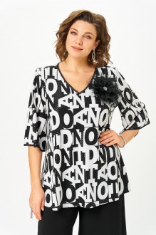 Блузка Svetlana-Style 5036 черно-белый