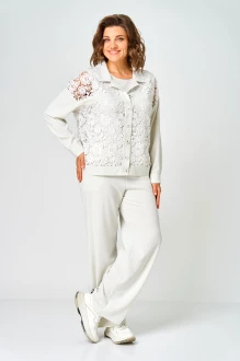 Брючный костюм Svetlana-Style 5033 тройка белый