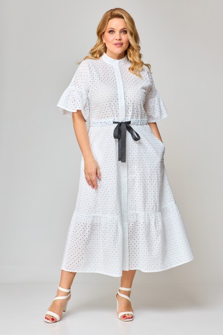Платье VIPPRIMО 104 белый размер 48-58 #1