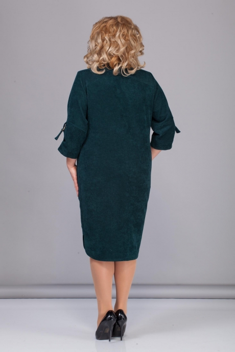 Платье Багряница 2120 тёмно-зелёный размер 52-62 #4