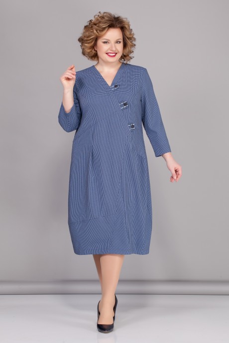 Платье Багряница 3030 голубой размер 52-58 #1