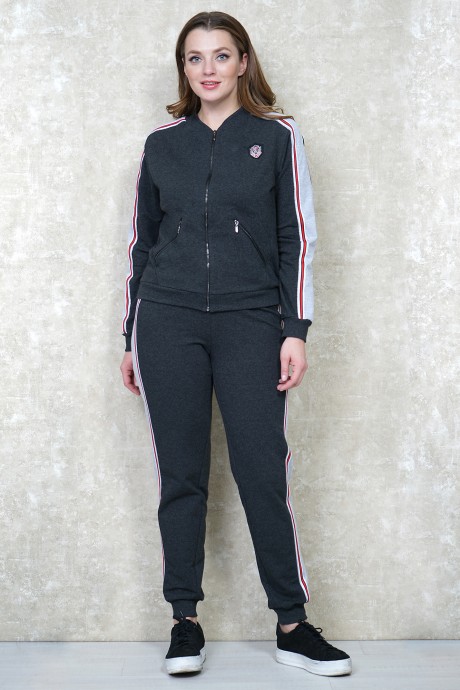 Спортивный костюм Багряница 2164 тёмно-серый/светло-серый размер 44-50 #2