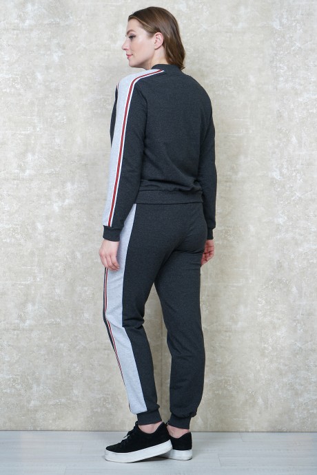 Спортивный костюм Багряница 2164 тёмно-серый/светло-серый размер 44-50 #6