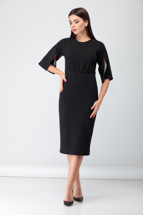 Платье Багряница 3068 черный размер 44-50 #2