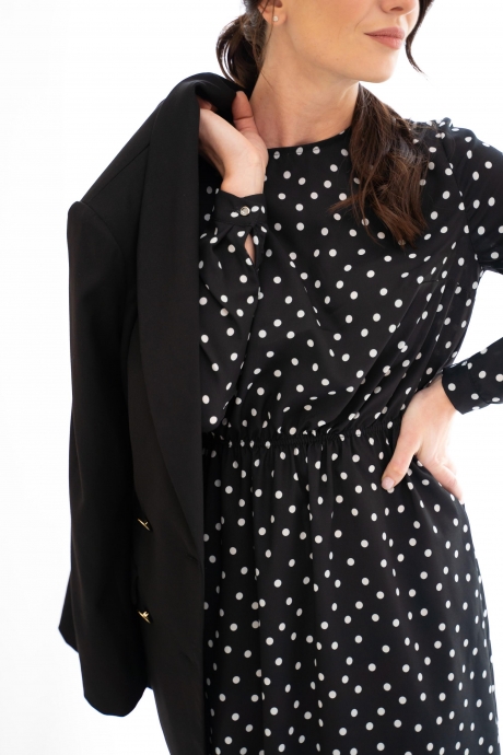 Платье Mila Rosh 1102-1 черный размер 42-48 #4